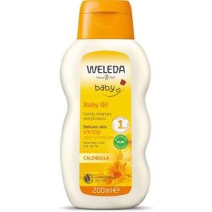 שמן קלנדולה לתינוק מבית Weleda - נפח 200 מ''ל 