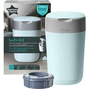 פח מנטרל ריחות לחיתולים Tommee Tippee Twist and Click - כחול